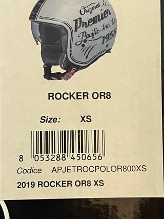 Casco Premier Rocker OR8 Tg XS Nuovo