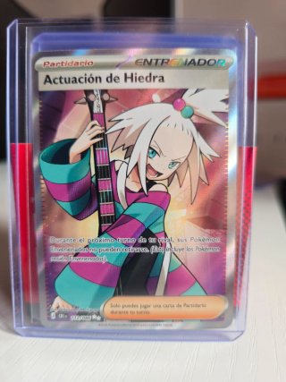 Carta Pokémon Actuación de Hiedra 112/086