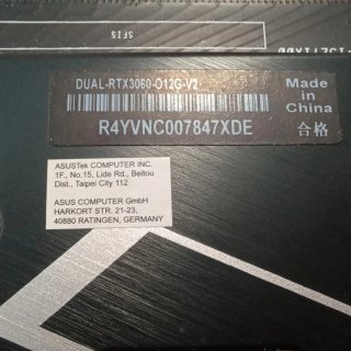 ASUS GeForce RTX 3060 OC 12GB
