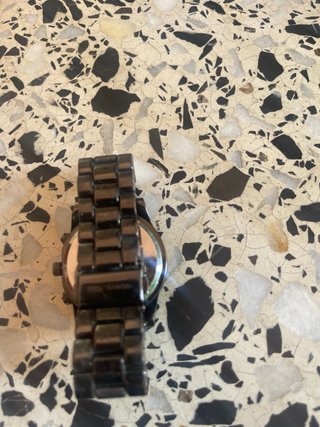 Reloj Michael Kors Cronógrafo Cerámica Negro