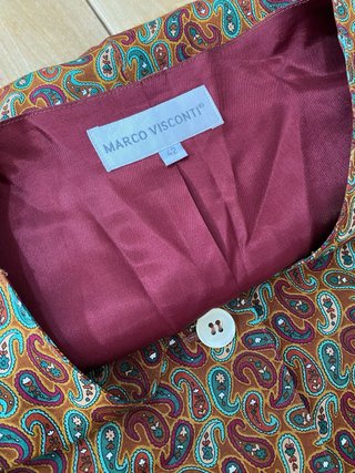 Gilet elegante uomo bordeaux