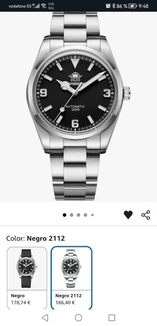 Addiesdive Explorer 37mm PT5000 Automático