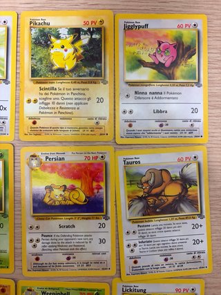 12 Carte Pokemon Jungle Flareon Kangaskhan