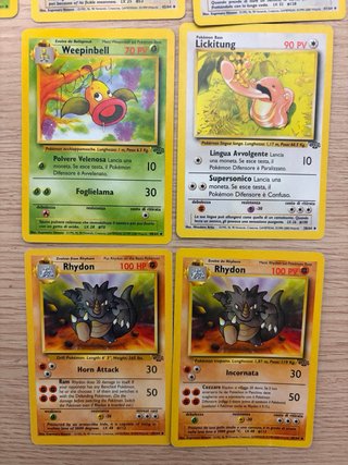 12 Carte Pokemon Jungle Flareon Kangaskhan