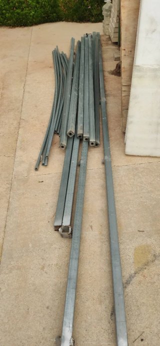 Estructura Pérgola Galvanizada Metal