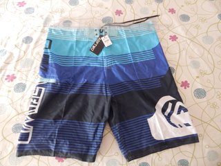 Bañador Hombre Azul Negro