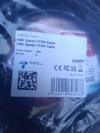 Cavo HDMI KabelDirekt 4K 10m