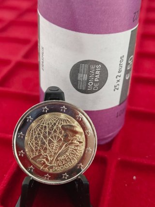 2 euro Francia Erasmus