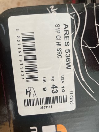 Zapatos de seguridad Mendi grises