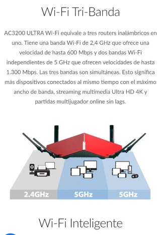 Router Gaming D-Link AC3200 Tribanda