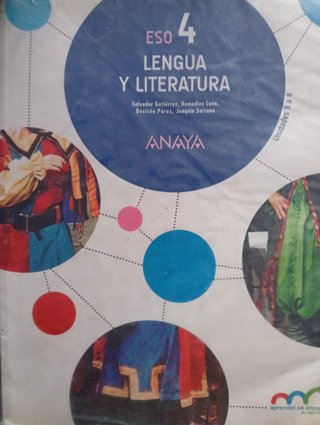 LENGUA Y LITERATURA 4o ESO ANAYA
