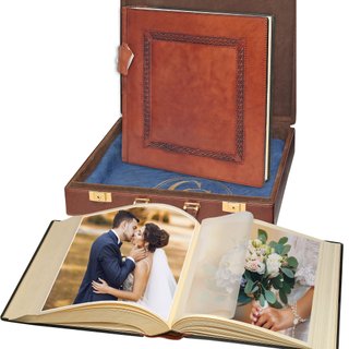 Álbum de fotos italiano 37x36cm 140 páginas