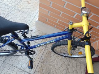 Bicicleta Montaña Condor Azul y Amarilla