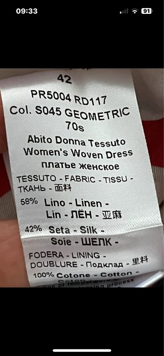 Abito Raquel Diniz Tg 42