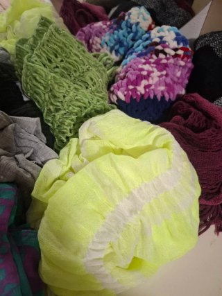 Sciarpe, scialli, foulard, sciarpe, buff