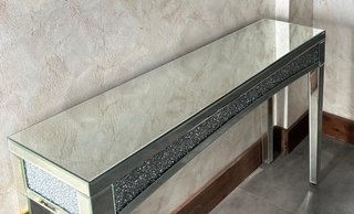 Mueble de entrada o tocador cristal espejo