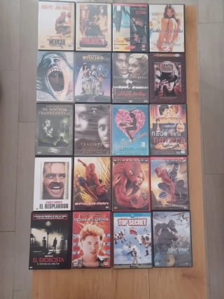 Lote Películas DVD a partir de 2,50 euros unidad.