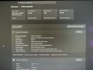 PC Gaming Ryzen 7 5800X RTX 5060 Ti 32GB RAM