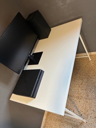 Mesa Escritorio Ikea Blanca 100x60 Linnmon / Spand