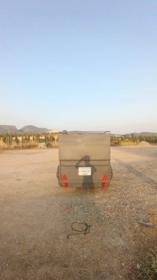 Remolque para perros