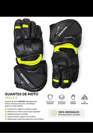 Guantes de Moto ARMURE Talla S