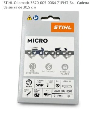 Pack 10 Cadenas Motosierra STIHL 71PM3-64