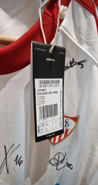Camiseta Oficial Sevilla FC Firmada  25/26