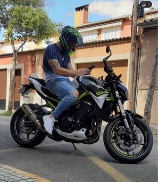 Kawasaki Z900 A2 2020 Verde/Blanco