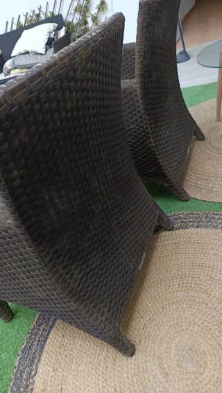 2 Sillones de Mimbre Marrones a 50€