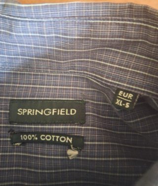 Camisas Hombre Talla XL (Azul y Roja)