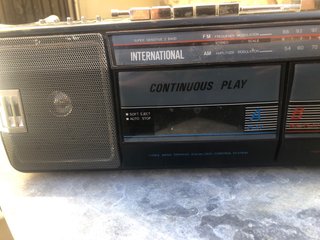 Radiocasete Internacional Doble Cassette