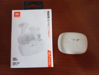 Auriculares JBL Wave Beam Blancos