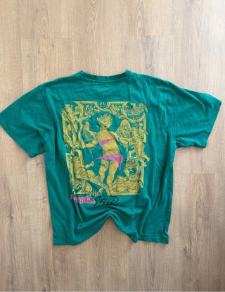 Camiseta Pull&Bear verde hombre Talla M