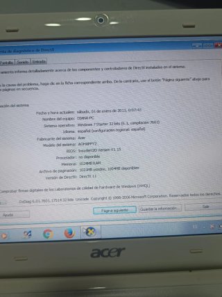 Mini portatile Acer Aspire One Happy 2
