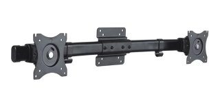 Supporto per doppio monitor nero