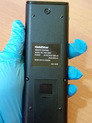 TELECOMANDO ORIGINALE GOLDSTAR GSV-5300 VINTAGE