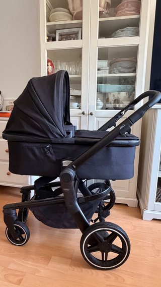 Carrito Joolz Hub+ Silla y Capazo Negro