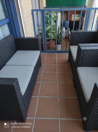 Conjunto Sofá Exterior Grafito