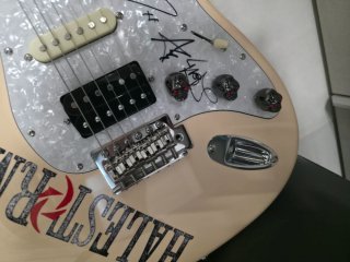 HALESTORM GUITARRA FIRMADA POR TODA LA BANDA