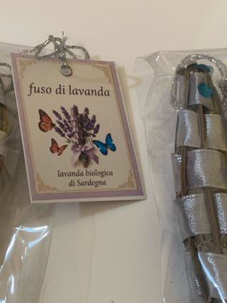 Fusi di lavanda decorati artigianali
