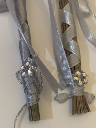 Fusi di lavanda decorati artigianali