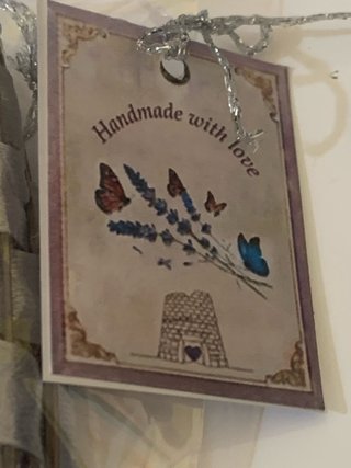 Fusi di lavanda decorati artigianali