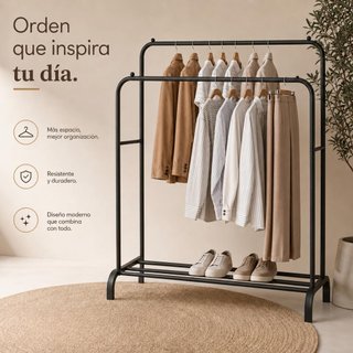 Edihome - Percha para ropa 110 x 150 x 54 cm