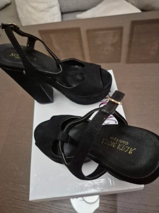 Sandalias de plataforma ALTA MODA negras