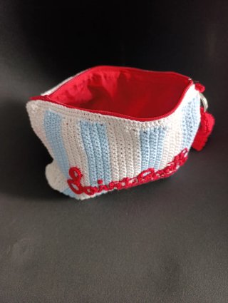 Pochette Saint Barth a righe