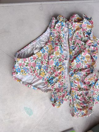 Bikini niña estampado floral T13