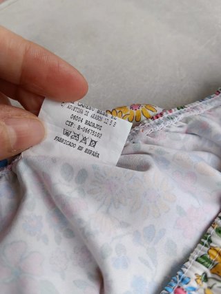 Bikini niña estampado floral T13