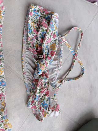 Bikini niña estampado floral T13