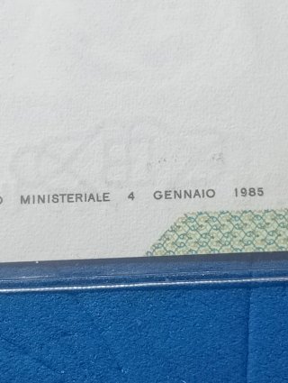 Banconota 5000 Lire Italia Vincenzo Bellini