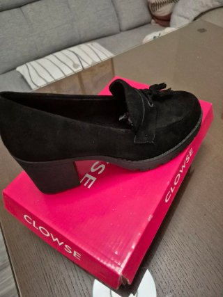 Zapato mocasín tacon